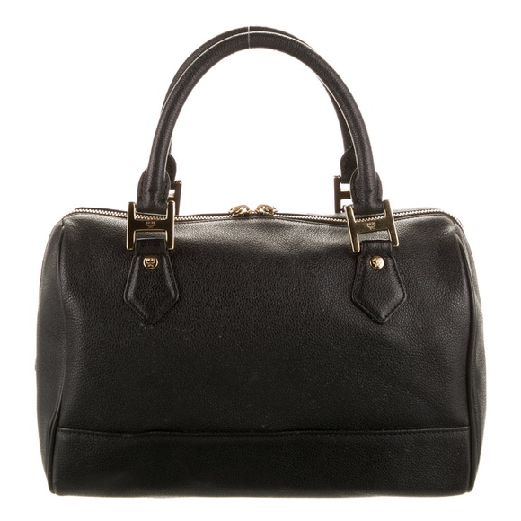 MCM Leather Studded Small Heritage Boston Bag - Picture 3 of 6